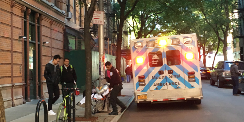 Abortion Patient Transported from Margaret Sanger Planned Parenthood with No Gurney Access